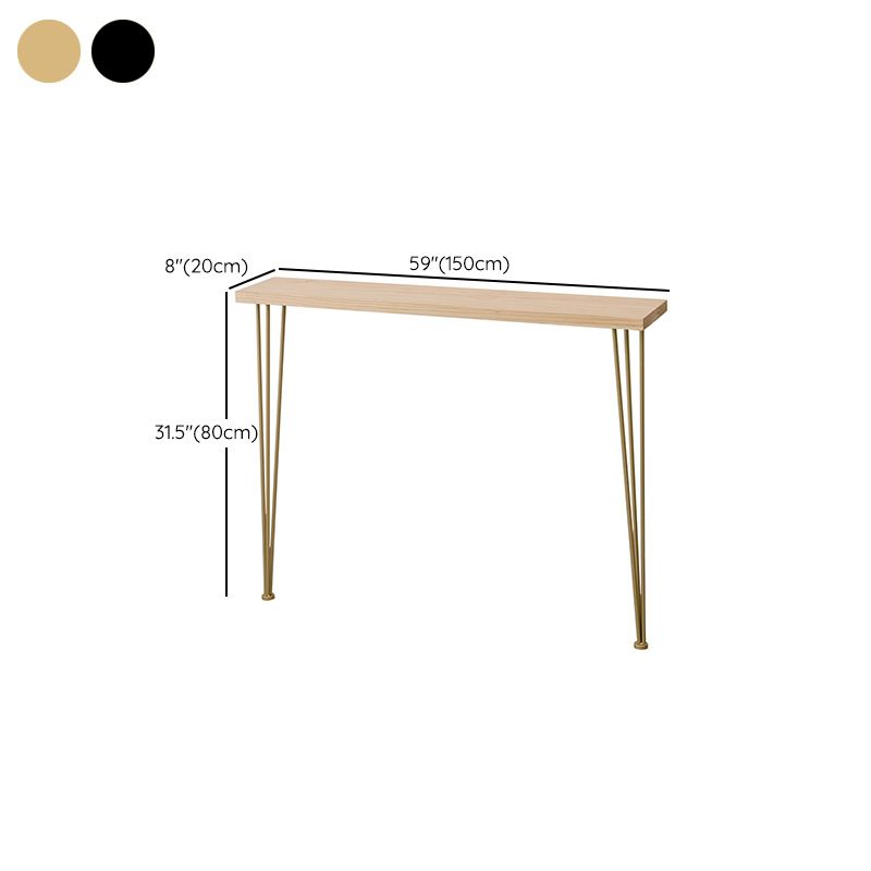 31.5 Inch Height Console Table Solid Wood Contemporary Console Clearhalo 'Console Tables' 'console_tables' 'Entry & Mudroom Furniture' 'furn' 'furn_console_tables' 'Furniture' 1200x1200_7c9a82c8-e4d9-4665-9fa0-4b26619e2a8c