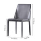 Designer Style Leather Restaurant Chair Matte Finish Parsons Dining Chair (Set of 2) Clearhalo ' kitchen&dining_furn' 'Dining Chairs' 'Dining Tables & Seating' 'dining_chair' 'furn' 'furn_dining_chair' 'Furniture' 'furniture_dining_chair' 'Kitchen & Dining Furniture' 'kitchen' 1200x1200_7c9ea1e1-3e24-4916-9e5f-6020ad9d4188