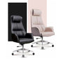 Contemporary High Back Swivel Chair Leather Home Office Chair