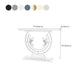 31.5 "H Modern Console Accent Table Acabado antiguo Consola Half Moon