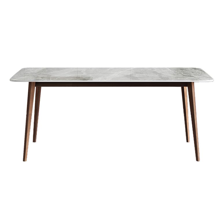 Sintered Stone Dining Table Mid-Century Style 4 Legs Rectangle Table for Dining Room Clearhalo ' dining_table' 'Dining Tables & Seating' 'Dining Tables' 'furn' 'furn_dining_table' 'Furniture' 'furniture_dining_table' 'Kitchen & Dining Furniture' 'kitchen&dining_furn' 'kitchen' 'kitchen_dining_table' 1200x1200_7ca37f82-3b59-4f1e-8107-adf61068b5a1