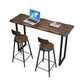 Modern Bar Dining Table Indoor Rectangle Wood Bar Table Sled Base in Black Clearhalo 'Bar Furniture' 'Bar Tables' 'bar_tables' 'Furniture' 'furniture_bar_tables' 'Kitchen & Dining Furniture' 'kitchen&dining_furn' 'kitchen' 1200x1200_7ca56044-133a-4c8b-9f9a-9e9f8f0ff4aa