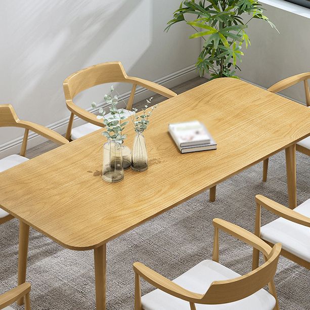 1/2/4/5/7 Pcs Pine Wood Modern Dining Set with Rectangle Table Dinette Set Clearhalo 'Dining Room Sets' 'Dining Tables & Seating' 'dining_room_set' 'furn' 'furn_dining_room_set' 'Furniture' 'furniture_dining_room_set' 'Kitchen & Dining Furniture' 'kitchen&dining_furn' 'kitchen' 1200x1200_7ca84eca-8f75-4ce5-a105-c60a47c0286d