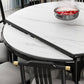 Contemporary Dining Room Table Solid Wood 4 Legs Dining Site Table Clearhalo 'Dining Tables & Seating' 'Dining Tables' 'dining_table' 'furn' 'furn_dining_table' 'Furniture' 'Kitchen & Dining Furniture' 1200x1200_7ca95ba2-27ee-4e7a-9c6f-11e00c13244e