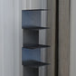 Contemporary Standard Metal Bookshelf Closed Back Bookcase with Shelves Clearhalo 'Bookcases' 'furn' 'furn_bookcases' 'Furniture' 'Office Furniture' 1200x1200_7ca98a2f-7987-457b-bac1-4fad4883bbc2