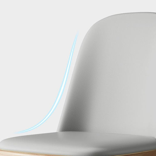 Scandinavian Home Side Chair Solid Back Wood Upholstered Dining Room Chair Clearhalo ' kitchen&dining_furn' 'Dining Chairs' 'Dining Tables & Seating' 'dining_chair' 'furn' 'furn_dining_chair' 'Furniture' 'furniture_dining_chair' 'Kitchen & Dining Furniture' 'kitchen' 1200x1200_7cadf3a0-3484-4351-adc9-d5013c0e7b9a