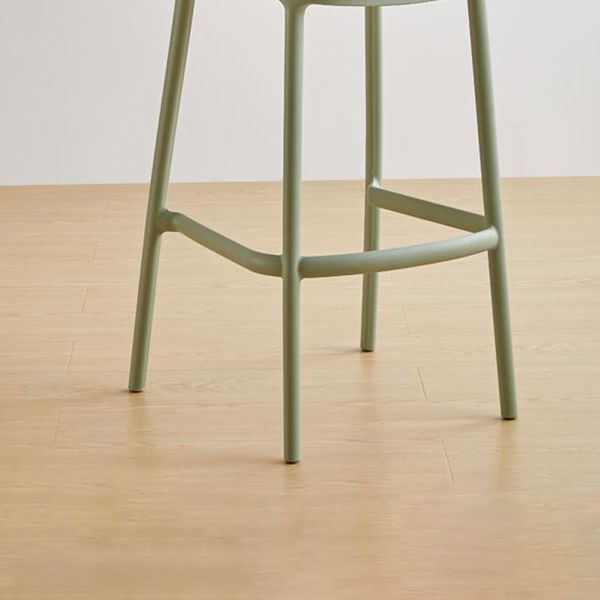 Modern Low Back Bar Stool Plastic Footrest Stackable Counter Stool Clearhalo 'Bar Furniture' 'Bar Stools' 'bar_stools' 'furn' 'furn_bar_stools' 'Furniture' 'Kitchen & Dining Furniture' 1200x1200_7cb1ef8d-6f44-4b0c-a1ea-f26c3bde7c49