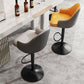 Tabourets de bar en faux cuir de style glam
