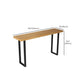 Industrial Rectangle Bar Table Solid Wood Bar Dining Table for Indoor Clearhalo 'Bar Furniture' 'Bar Tables' 'bar_tables' 'furn' 'furn_bar_tables' 'Furniture' 'Kitchen & Dining Furniture' 1200x1200_7cb4be88-0d38-46a7-9f8d-eb3dbc1020dc