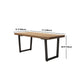 Industrial Solid Wood Dining Table Set 1/2/5 Pieces Rectangle Dining Set