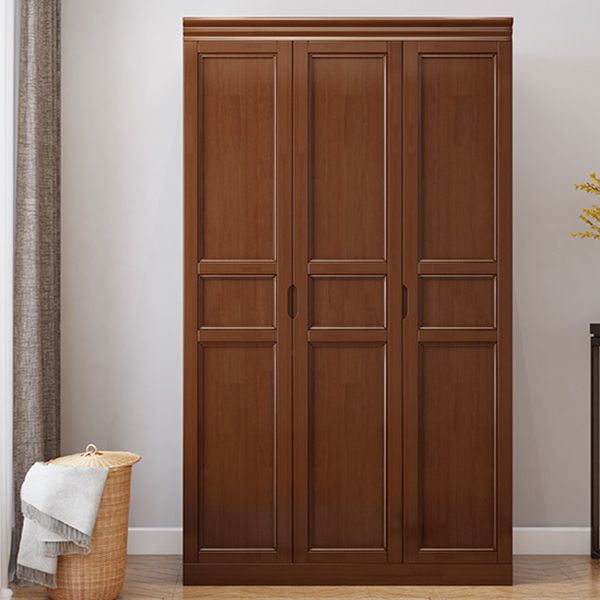 Vaste houten traditionele kast met 1 lade matte afwerking opbergkast