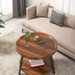 Nordic Round Coffee Table Tea/Black/White Cocktail Table for Living Room Clearhalo 'Coffee & Accent Tables' 'Coffee Tables' 'coffee_tables' 'furn' 'furn_coffee_tables' 'Furniture' 'Living Room Furniture' 1200x1200_7cbfef4b-a5b2-495c-a77d-d6adc660eea1