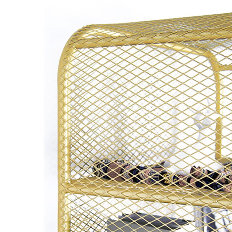 Estantería de metal de geometría estantería moderna de almacenamiento cerrado, 23.5 " / 31.5" W