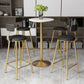 Nordic Marble Bar Table 42-inch Height Gold Metal Base Bistro Table Clearhalo 'Bar Furniture' 'Bar Tables' 'bar_tables' 'furn' 'furn_bar_tables' 'Furniture' 'furniture_bar_tables' 'Kitchen & Dining Furniture' 1200x1200_7cc1ad93-8806-4d6d-8879-07bae6811a14
