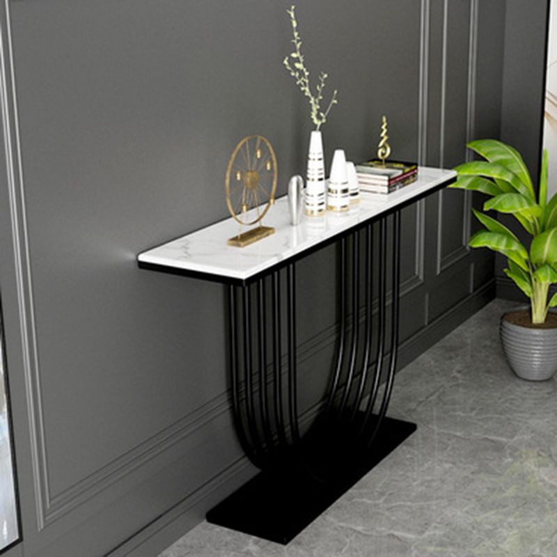 Consola de mármol de mármol rectangular resistente a los rasguños resistentes a las manchas