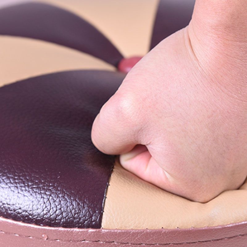 Modern Leather Pouf Water Resistant Round Pouf for Drawing Room Clearhalo 'furn' 'furn_ottomans_poufs' 'Furniture' 'Living Room Furniture' 'Ottomans & Poufs' 'ottomans_poufs' 1200x1200_7cc36cb6-fb7b-4fbe-a279-fb574bd82b6e