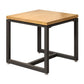 Industrial Style Solid Wood Dining Table Brown Square Table with Metal Base for Dinning Room Clearhalo ' dining_table' 'Dining Tables & Seating' 'Dining Tables' 'furn' 'furn_dining_table' 'Furniture' 'furniture_dining_table' 'Kitchen & Dining Furniture' 'kitchen&dining_furn' 'kitchen' 'kitchen_dining_table' 1200x1200_7cc5b3a8-cf2a-48a1-85ff-a3c5fd37fca9