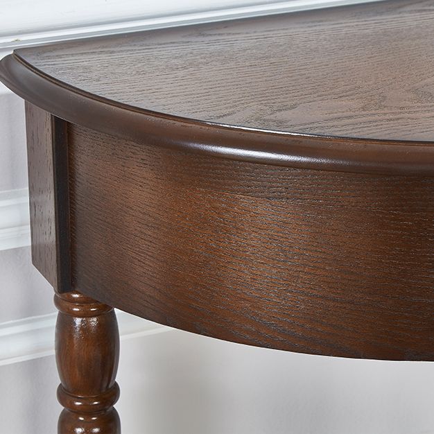 Mid-Century Modern Console Table Antique Finish Console Sofa Table Clearhalo 'Console Tables' 'console_tables' 'Entry & Mudroom Furniture' 'furn' 'furn_console_tables' 'Furniture' 1200x1200_7cc9cd04-07e7-4e11-ac09-a067fee00b01