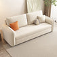 Contemporary 30.7"H Microfiber Square Arm Sofa Bed for Apartment