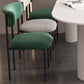 Modern Home Velvet Side Chair Matte Finish Open Back Dining Chair Clearhalo ' kitchen&dining_furn' 'Dining Chairs' 'Dining Tables & Seating' 'dining_chair' 'furn' 'furn_dining_chair' 'Furniture' 'furniture_dining_chair' 'Kitchen & Dining Furniture' 'kitchen' 1200x1200_7ccd7878-5d85-418d-8b80-836c1578fab9