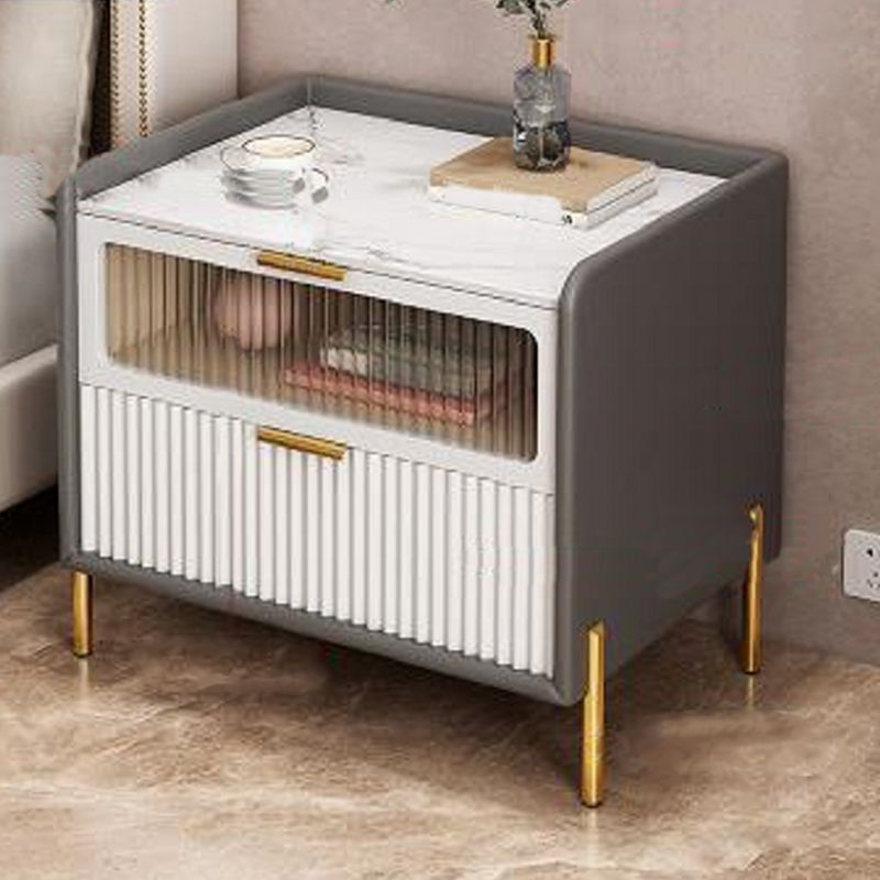 Slate Bedside Table Modern Minimalist Bed Nightstand with Legs Clearhalo 'Bedroom Furniture' 'furn' 'furn_night_stand' 'Furniture' 'night_stand' 'Nightstands' 1200x1200_7ccdd875-9f65-40d8-a3eb-12b8cda8ca2e