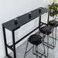 Contemporary Style Dining Sintered Stone Table Rectangle Bar Counter Table for Home Clearhalo 'Bar Furniture' 'Bar Tables' 'bar_tables' 'furn' 'furn_bar_tables' 'Furniture' 'furniture_bar_tables' 'Kitchen & Dining Furniture' 1200x1200_7cce58b7-8f52-4a84-97c3-00edbb78fc74