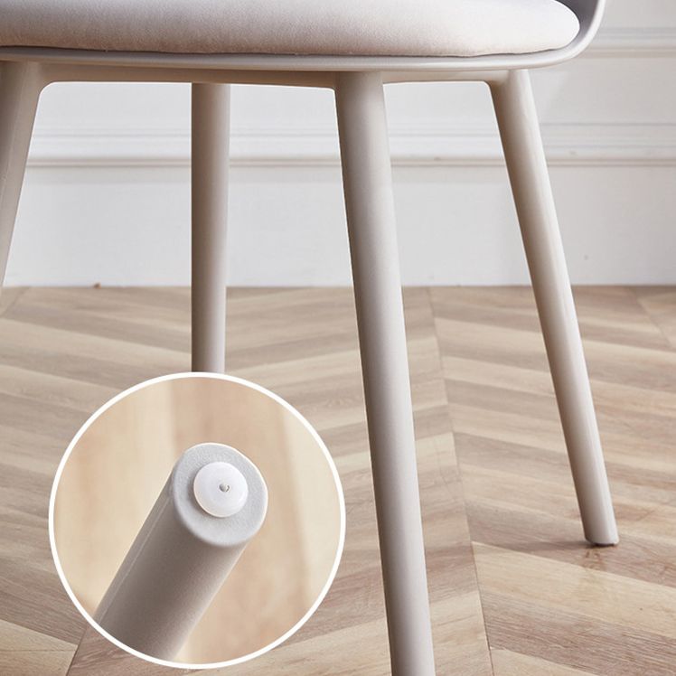 Modern Style Side Chair Plastic Upholstered Dining Side Chair for Indoor Clearhalo 'Dining Chairs' 'Dining Tables & Seating' 'dining_chair' 'furn' 'furn_dining_chair' 'Furniture' 'furniture_dining_chair' 'Kitchen & Dining Furniture' 1200x1200_7ccf0cdc-77f0-4f00-8415-22aa11c8e4ae