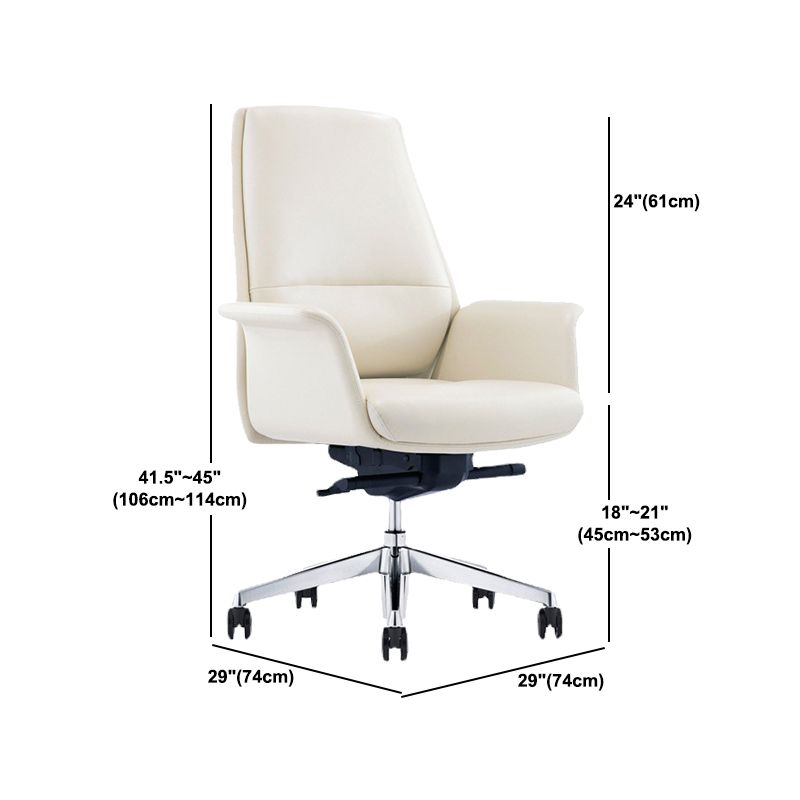 Contemporary Adjustable Seat Height Chair Conference Swivel Chair Clearhalo 'furn' 'furn_office_chair' 'Furniture' 'Office Chairs' 'Office Furniture' 'office_chair' 1200x1200_7ccfd92e-b502-4a5e-8a68-3e21989d9dff