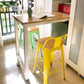Industrial Style Metal Bar-stool with Square Iron Seat Counter Stool Kitchen Bar Bar-stool Clearhalo 'Bar Furniture' 'Bar Stools' 'bar_stools' 'furn' 'furn_bar_stools' 'Furniture' 'furniture_bar_stools' 'Kitchen & Dining Furniture' 1200x1200_7cd05dae-5fa5-4629-a7f7-7c74bc68b1b2