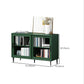 Scandinavian Standard Bookcase Engineered Wood Green Bookshelf with Cabinets Clearhalo 'Bookcases' 'furn' 'furn_bookcases' 'Furniture' 'Office Furniture' 1200x1200_7cd1ca22-4ee2-4377-ba1e-10f075e2021c