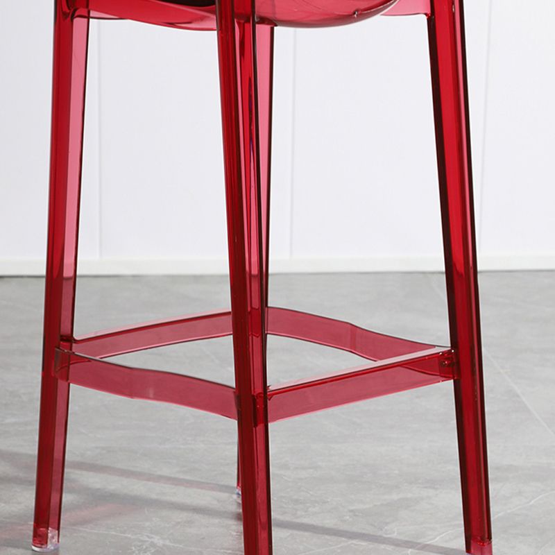 Industrial Armless Low Back Stool Acrylic Bar Stool for Living Room Clearhalo 'Bar Furniture' 'Bar Stools' 'bar_stools' 'furn' 'furn_bar_stools' 'Furniture' 'Kitchen & Dining Furniture' 1200x1200_7cd4a368-00ba-4837-9912-934f20b13e60