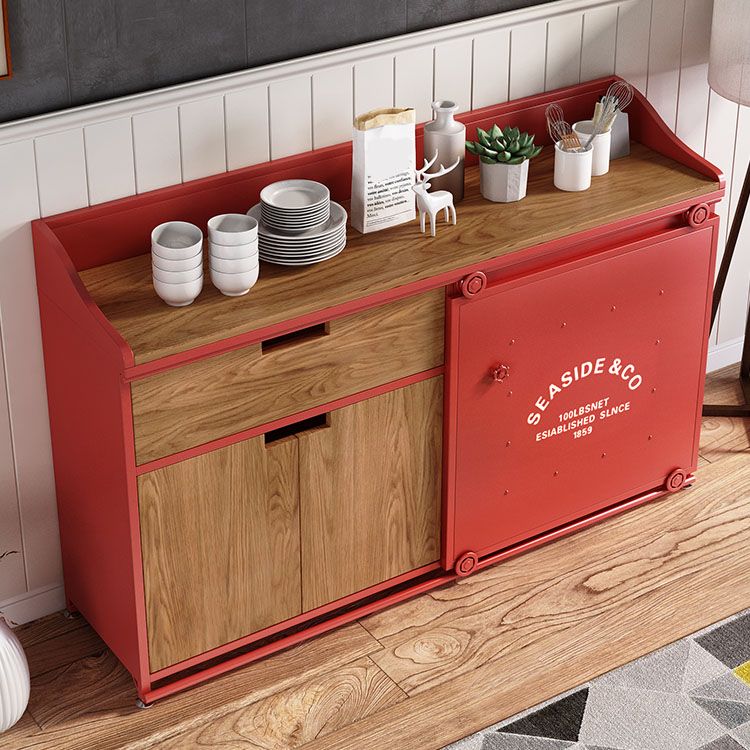 Modern Engineered Wood Sideboard Sliding Doors Sideboard for Living Room Clearhalo 'buffet_sideboard' 'Buffets & Sideboards' 'furn' 'furn_buffet_sideboard' 'Furniture' 'Kitchen & Dining Furniture' 1200x1200_7cd4c83b-d694-4fee-8ff4-09dd529c936a