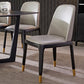 Industrial Ash Parsons Side Chair Leather Matte Finish Dining Chair (Set of 2) Clearhalo ' kitchen&dining_furn' 'Dining Chairs' 'Dining Tables & Seating' 'dining_chair' 'furn' 'furn_dining_chair' 'Furniture' 'furniture_dining_chair' 'Kitchen & Dining Furniture' 'kitchen' 1200x1200_7cd509f2-d862-45b5-924a-7489de732062