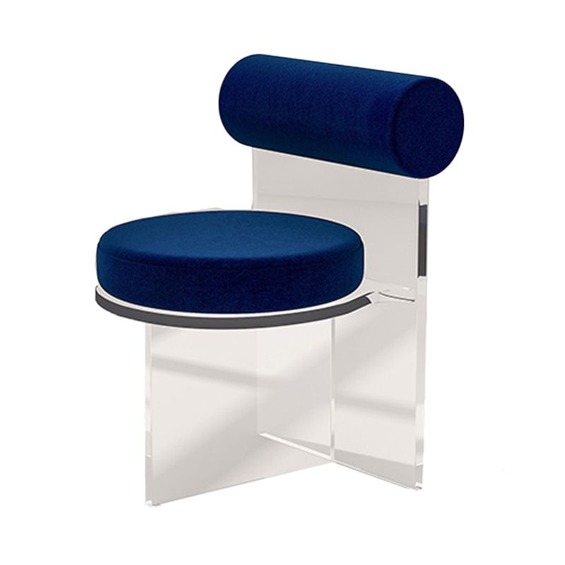 Moderne eenvoudige zijstoel Plastic frame zijde eetkamerstoel voor eetkamer