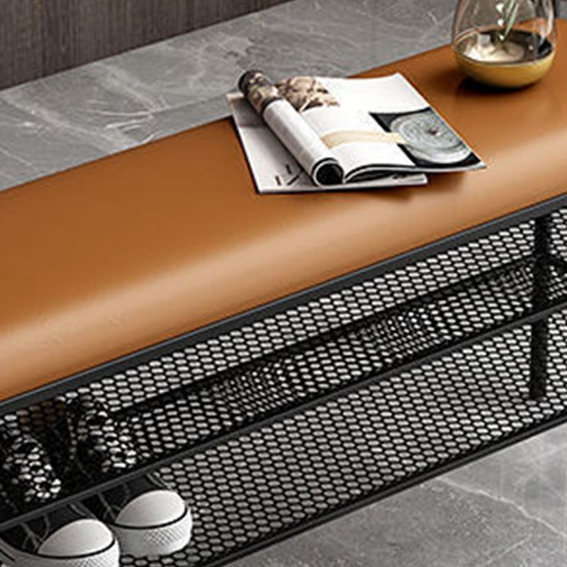 25.2インチHベンチグラム玄関ベンチベッドルーム用の靴の保管