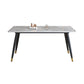 Modern 4 Legs Dining Table Sintered Stone Dinner Table for Dining Room Clearhalo 'Dining Tables & Seating' 'Dining Tables' 'dining_table' 'furn' 'furn_dining_table' 'Furniture' 'Kitchen & Dining Furniture' 1200x1200_7cd8b66f-b8f3-4acd-a5fe-d19716a00145