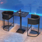 1/2/3 Pieces Industrial Black Bar Table Set Round Bistro Set with Solid Back Stools Clearhalo 'Bar Furniture' 'furn' 'furn_home_bar_bar_sets' 'Furniture' 'Home Bars & Bar Sets' 'home_bar_bar_sets' 'Kitchen & Dining Furniture' 1200x1200_7cd9636a-f4ef-4df7-93a0-6fe721f6e950
