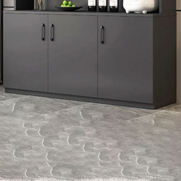 Porte de sol en bois de bouteille moderne en bois fabriqué avec étagères de rangement