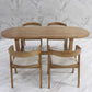 Oval Solid Wood Brown Tone Dining Table Simplicity Fixed Table for Dining Room Clearhalo ' dining_table' 'Dining Tables & Seating' 'Dining Tables' 'furn' 'furn_dining_table' 'Furniture' 'furniture_dining_table' 'Kitchen & Dining Furniture' 'kitchen&dining_furn' 'kitchen' 'kitchen_dining_table' 1200x1200_7cde3d3e-8637-4aa1-ac3d-040da26b7153