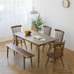 Modern Ash Wood Table in Walnut for Restaurant Rectangle Dining Table with 4 Legs Clearhalo ' dining_table' 'Dining Tables & Seating' 'Dining Tables' 'furn' 'furn_dining_table' 'Furniture' 'furniture_dining_table' 'Kitchen & Dining Furniture' 'kitchen&dining_furn' 'kitchen' 'kitchen_dining_table' 1200x1200_7cdf0547-5e00-4a22-86de-83d90af96e6e
