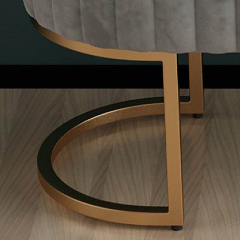 Banca sedute imbottita glam Benca ovale e panca per camera da letto, 16 "W