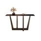 Tavolo console in pietra glam rettangolo di divani console dorata per sala