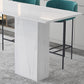 Industrial 1/2/3 Pieces Sintered Stone Bar Table Set Rectangular Counter Set Clearhalo 'Bar Furniture' 'furn' 'furn_home_bar_bar_sets' 'Furniture' 'Home Bars & Bar Sets' 'home_bar_bar_sets' 'Kitchen & Dining Furniture' 1200x1200_7ce45f44-bf88-4d74-8785-af8d6224194a