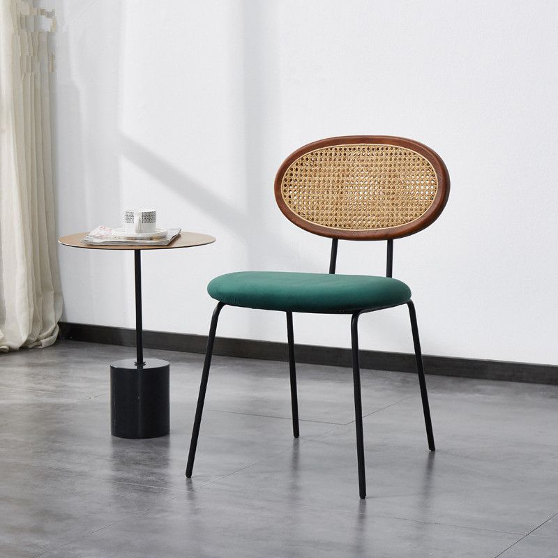 Nordic Style Armless Metal Dining Chairs Open Back Dining Side Chair for Home Use Clearhalo ' kitchen&dining_furn' 'Accueil' 'Dining Chairs' 'Dining Tables & Seating' 'dining_chair' 'furn' 'furn_dining_chair' 'Furniture' 'furniture_dining_chair' 'Kitchen & Dining Furniture' 'Kitchen Furniture' 'kitchen' 1200x1200_7ce4d017-6081-4fe7-bf46-746db55b70ea