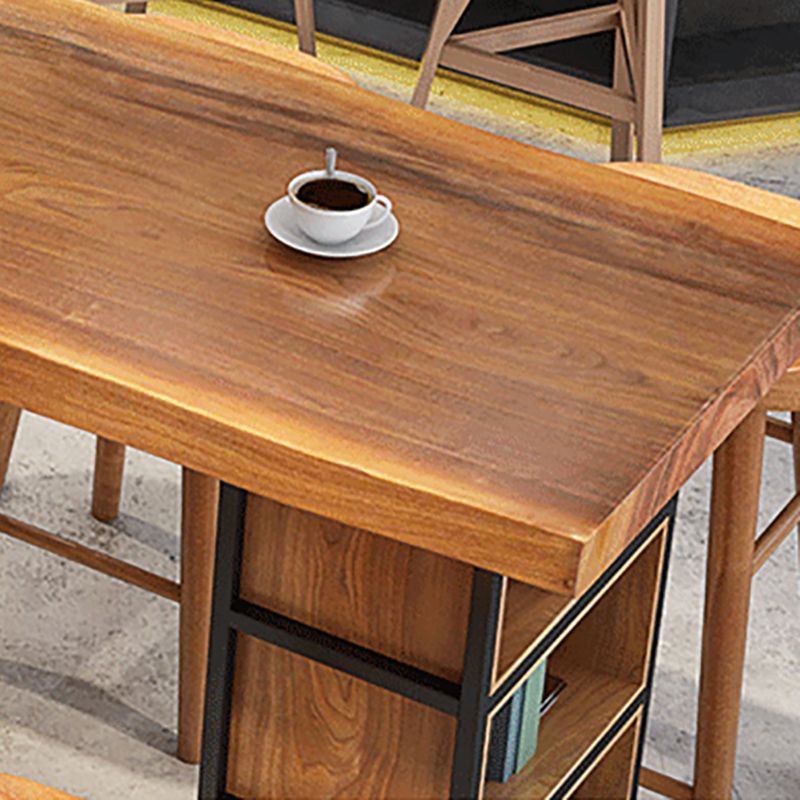Rectangle Wood Bar Table Contemporary Bar Table with Sled Base Clearhalo 'Bar Furniture' 'Bar Tables' 'bar_tables' 'furn' 'furn_bar_tables' 'Furniture' 'furniture_bar_tables' 'Kitchen & Dining Furniture' 1200x1200_7ce58127-6e19-4f43-bee7-952434f1063d