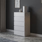 Contemporary Chest with Wooden Drawers Water Resistant Chest