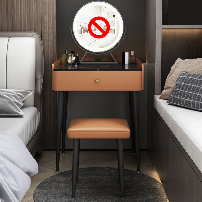 Zeitgenössisches Make -up Eitelkeitstisch Tisch Holz Waschtisch mit Schublade