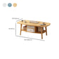 Country Farmhouse Coffee Table Folding Wooden Coffee Cocktail Table Clearhalo 'Coffee & Accent Tables' 'Coffee Tables' 'coffee_tables' 'furn' 'furn_coffee_tables' 'Furniture' 'Living Room Furniture' 1200x1200_7ce84204-7274-4f11-bcac-90ffeab243b1