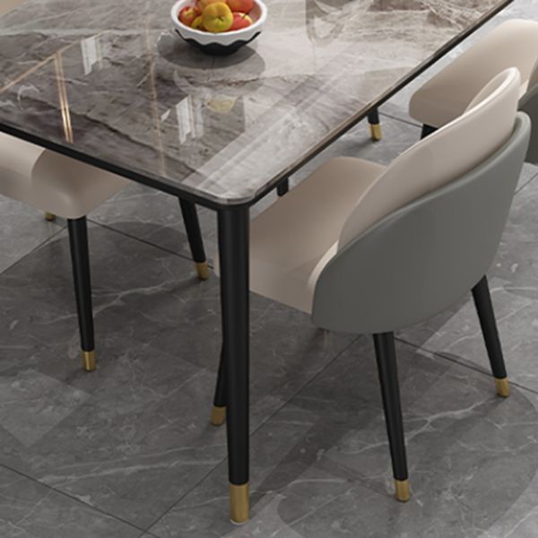 1/2/5/7 Pieces Modern Dining Set Sintered Stone Dinette Table Set with Chairs Clearhalo 'Dining Room Sets' 'Dining Tables & Seating' 'dining_room_set' 'furn' 'furn_dining_room_set' 'Furniture' 'furniture_dining_room_set' 'Kitchen & Dining Furniture' 'kitchen&dining_furn' 'kitchen' 1200x1200_7ce8aa72-8924-4e4e-b74b-5e84b8833661