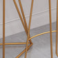 Rectangle Wood Bar Table with High Metal Stools Glam Style 1/2/4 Pieces Bar Table Set Clearhalo 'Bar Furniture' 'furn' 'furn_home_bar_bar_sets' 'Furniture' 'Home Bars & Bar Sets' 'home_bar_bar_sets' 'Kitchen & Dining Furniture' 1200x1200_7ce9a836-e221-4133-ade2-4179fb9afe5c